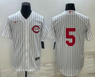Men%27s Cincinnati Reds #5 Johnny Bench 2022 White Field of Dreams Stitched Baseball Jersey->chicago cubs->MLB Jersey